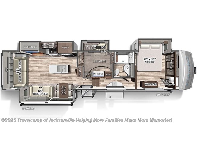 2023 Palomino Columbus 379MB - New Fifth Wheel For Sale by Travelcamp of Jacksonville in Jacksonville, Florida