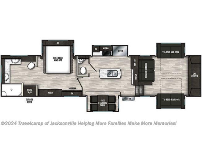 2022 Coachmen Brookstone 344FL - New Fifth Wheel For Sale by Travelcamp of Jacksonville in Jacksonville, Florida