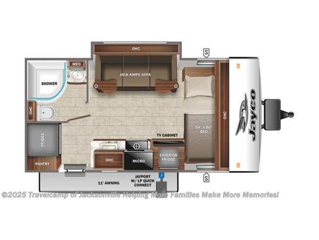 2022 Jayco Jay Feather 166FBS - Used Travel Trailer For Sale by Travelcamp of Jacksonville in Jacksonville, Florida