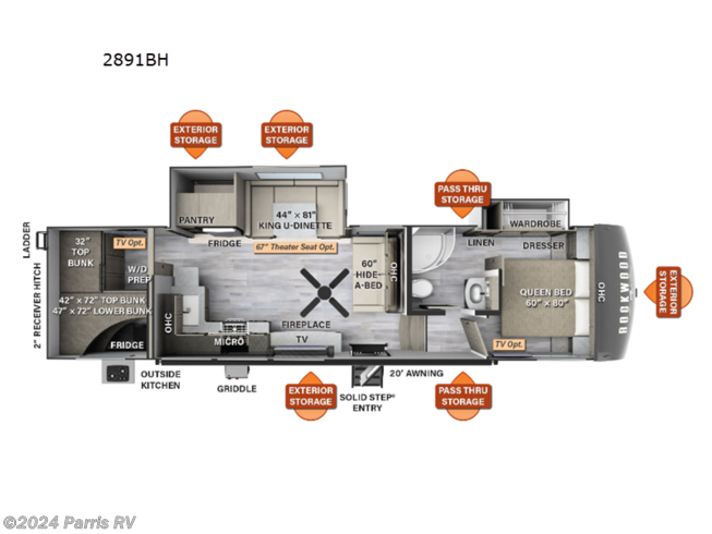2023 Forest River Rockwood Signature 2891BH - New Fifth Wheel For Sale by Parris RV in Murray, Utah
