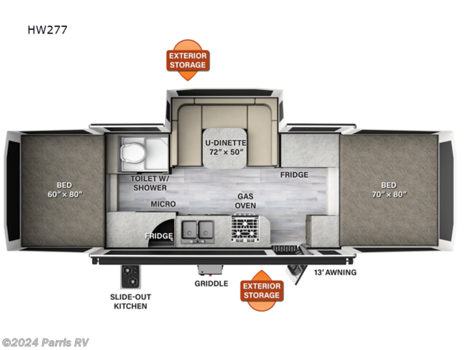 2023 Forest River Rockwood High Wall Series HW277 - New Popup For Sale by Parris RV in Murray, Utah