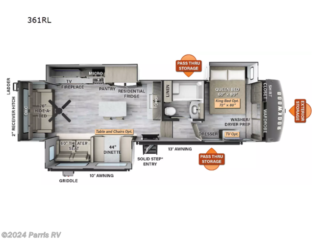 2024 Forest River Rockwood Signature 361RL - New Fifth Wheel For Sale by Parris RV in Murray, Utah