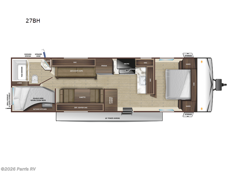 2025 Highland Ridge Open Range Conventional 27BH - New Travel Trailer For Sale by Parris RV in Murray, Utah