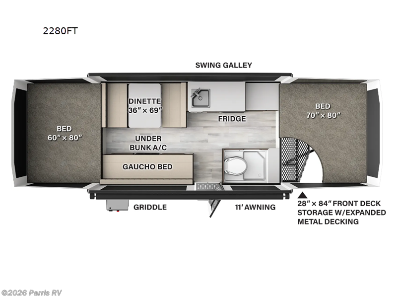 2025 Forest River Rockwood Freedom Series 2280FT - New Popup For Sale by Parris RV in Murray, Utah