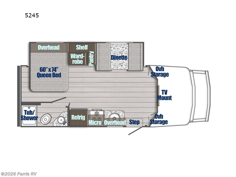 2025 Gulf Stream BT Cruiser 5245 - New Class C For Sale by Parris RV in Murray, Utah features Slideout