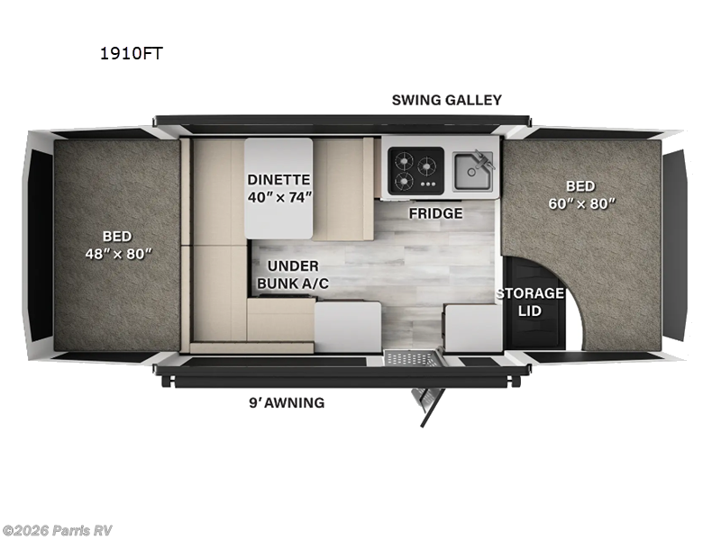 2025 Forest River Rockwood Freedom Series 1910FT - New Popup For Sale by Parris RV in Murray, Utah