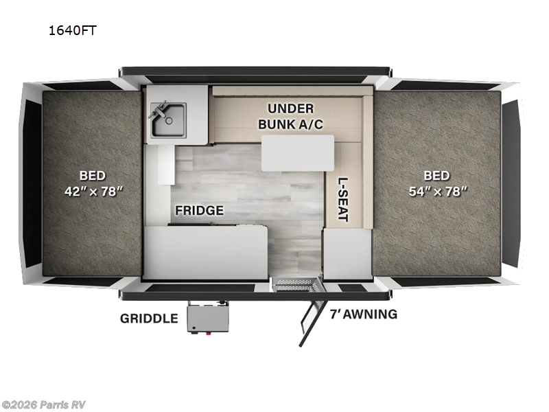 2025 Forest River Rockwood Freedom Series 1640FT - New Popup For Sale by Parris RV in Murray, Utah