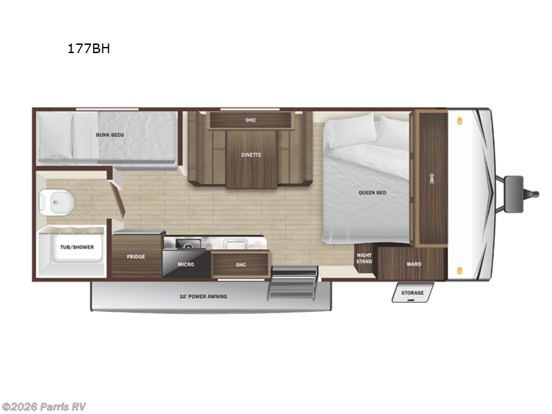 2026 Highland Ridge Open Range Conventional 177BH - New Travel Trailer For Sale by Parris RV in Murray, Utah