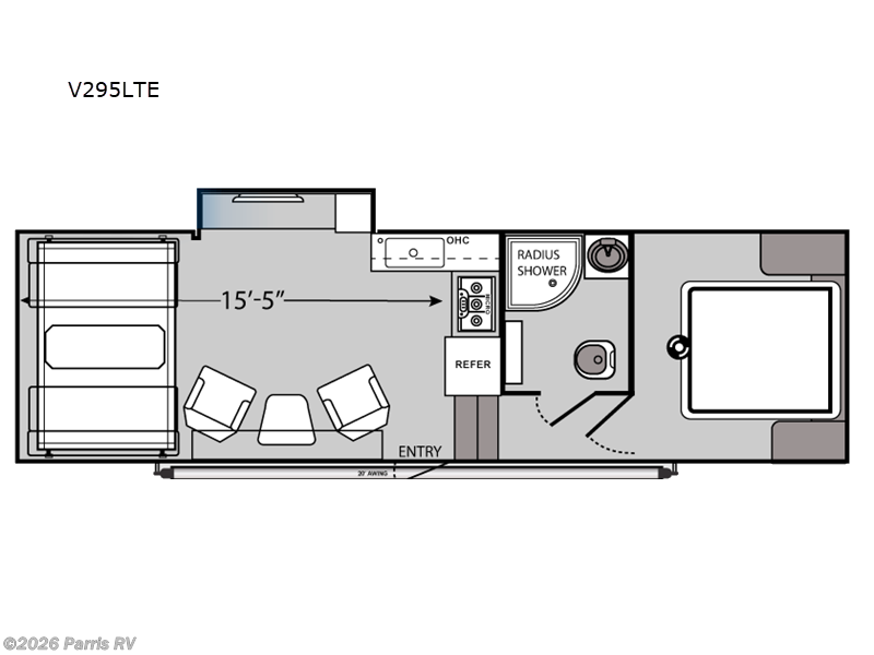 2026 Genesis Supreme Vortex V295LTE - New Toy Hauler For Sale by Parris RV in Murray, Utah features Slideout