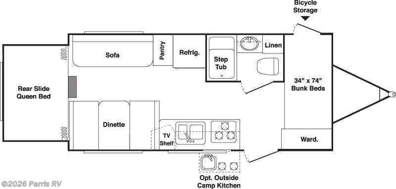 2007 Keystone Outback 21RS - Used Travel Trailer For Sale by Parris RV in Murray, Utah features Slideout