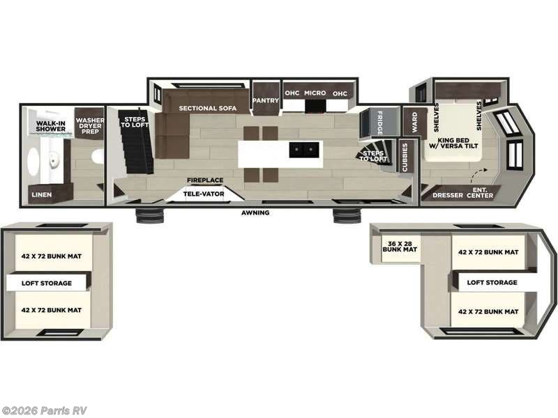 2026 Forest River Salem Grand Villa 42ICE - New Destination Trailer For Sale by Parris RV in Murray, Utah