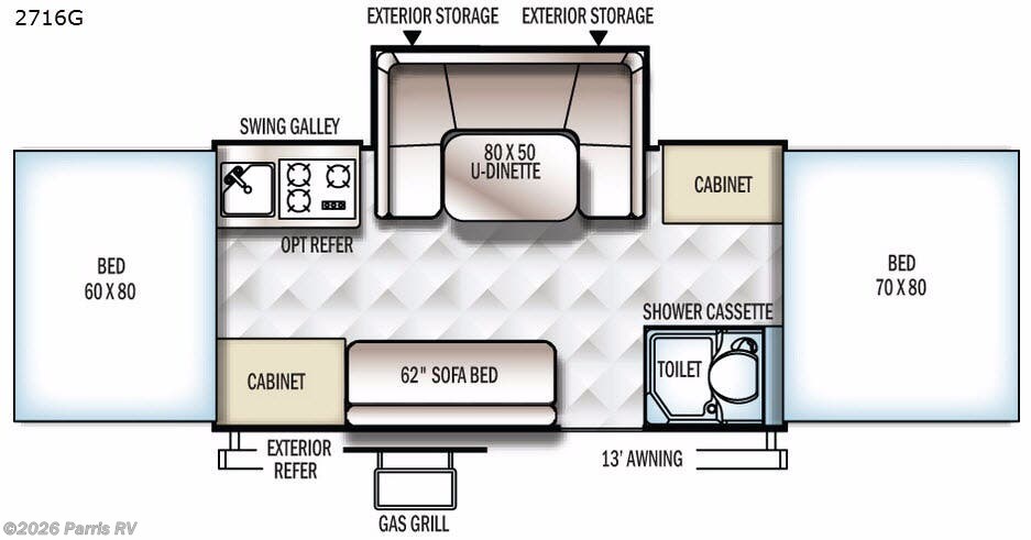 2018 Forest River Rockwood Premier 2716G - Used Popup For Sale by Parris RV in Murray, Utah features Slideout