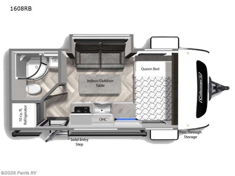 2022 Coleman Rubicon 1608RB - Used Travel Trailer For Sale by Parris RV in Murray, Utah features Slideout