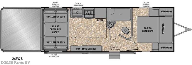 2016 EverGreen RV Reactor 24FQS - Used Toy Hauler For Sale by Parris RV in Murray, Utah