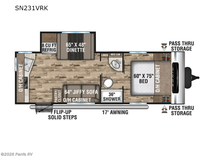 2022 Venture RV Sonic SN231VRK - Used Travel Trailer For Sale by Parris RV in Murray, Utah features Slideout