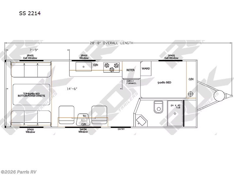 2026 Irok Trailers SS LUXE  2214 - New Toy Hauler For Sale by Parris RV in Murray, Utah
