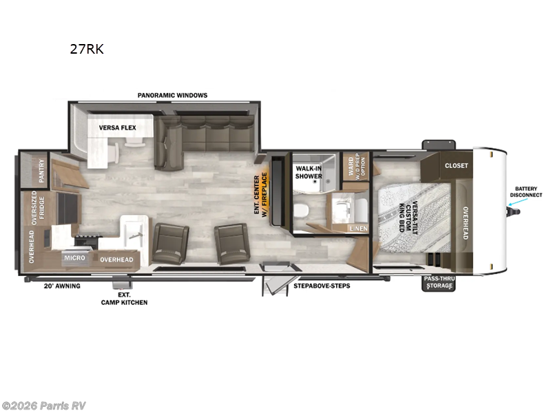 2026 Forest River Salem 27RK - New Travel Trailer For Sale by Parris RV in Murray, Utah features Slideout