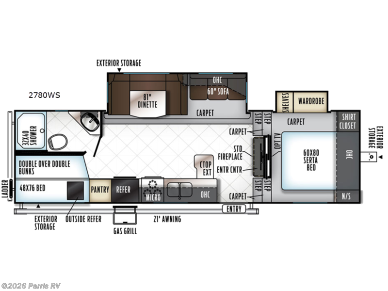 2018 Forest River Rockwood Ultra Lite 2780WS - Used Fifth Wheel For Sale by Parris RV in Murray, Utah features Slideout