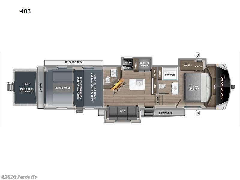 2023 Jayco Seismic 403 - Used Toy Hauler For Sale by Parris RV in Murray, Utah features Slideout