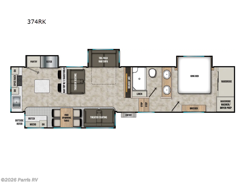 2026 Coachmen Brookstone 374RK - New Fifth Wheel For Sale by Parris RV in Murray, Utah features Slideout