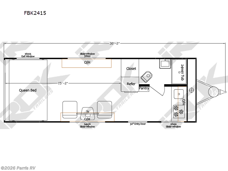 2026 Irok Trailers FBK RACE 2415 - New Toy Hauler For Sale by Parris RV in Murray, Utah