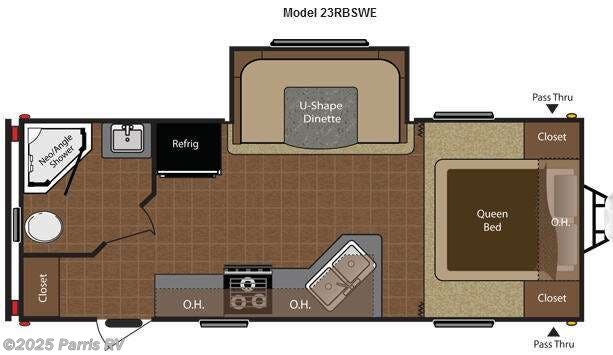 2015 Keystone Hideout 23RBSWE - Used Travel Trailer For Sale by Parris RV in Murray, Utah features Slideout