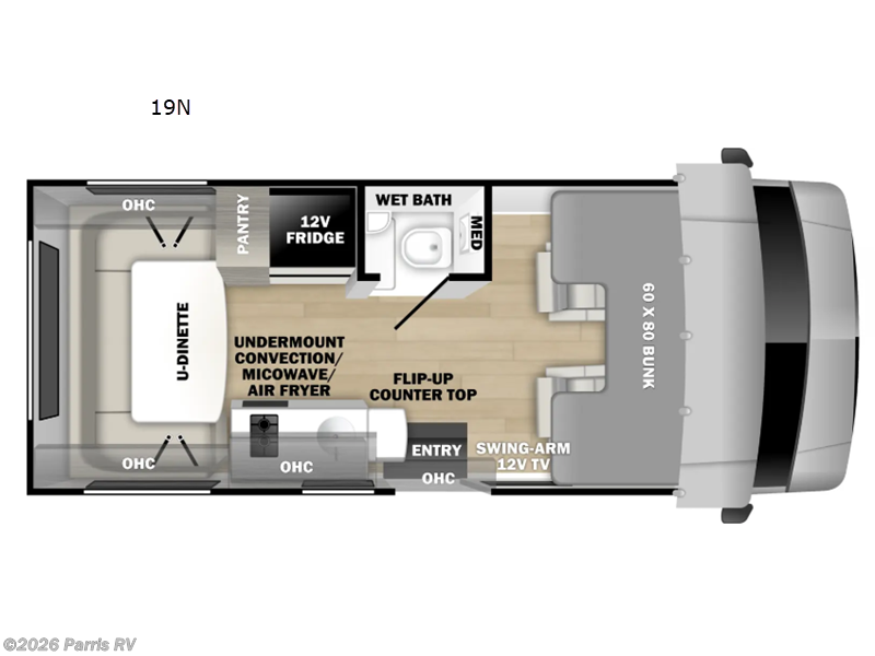 2026 Forest River Solera 19N - New Class C For Sale by Parris RV in Murray, Utah