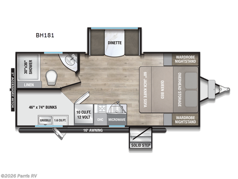 2026 Alliance RV Delta Solo BH181 - New Travel Trailer For Sale by Parris RV in Murray, Utah features Slideout