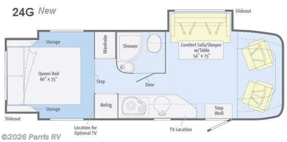 2011 Itasca Navion iQ 24G - Used Class C For Sale by Parris RV in Murray, Utah features Slideout