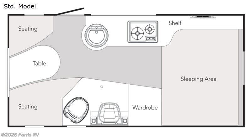 2020 NuCamp TAB 400 Std. Model - Used Travel Trailer For Sale by Parris RV in Murray, Utah