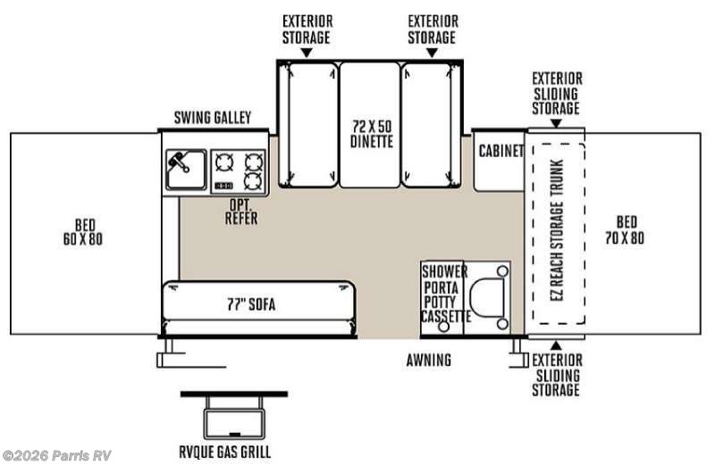 2015 Forest River Rockwood Premier 2516G - Used Popup For Sale by Parris RV in Murray, Utah features Slideout
