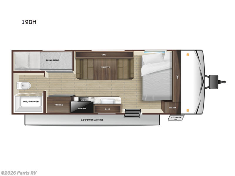 2025 Highland Ridge Open Range Conventional 19BH - New Travel Trailer For Sale by Parris RV in Murray, Utah