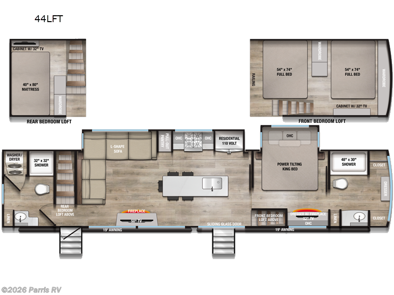 2026 Alliance RV Benchmark 44LFT - New Destination Trailer For Sale by Parris RV in Murray, Utah features Slideout