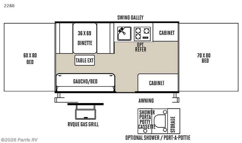 2015 Forest River Rockwood Freedom Series 2280 - Used Popup For Sale by Parris RV in Murray, Utah