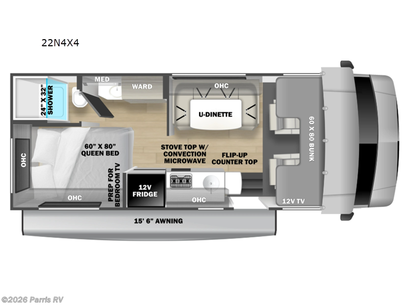 2026 Forest River Solera 22N4X4 - New Class C For Sale by Parris RV in Murray, Utah features Slideout