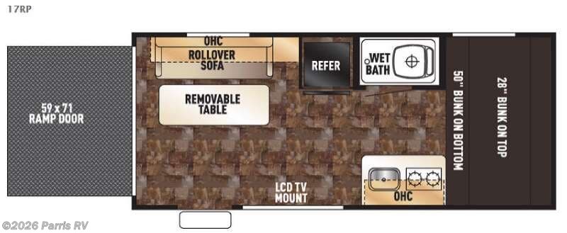 2016 Forest River Cherokee Wolf Pup 17RP - Used Toy Hauler For Sale by Parris RV in Murray, Utah
