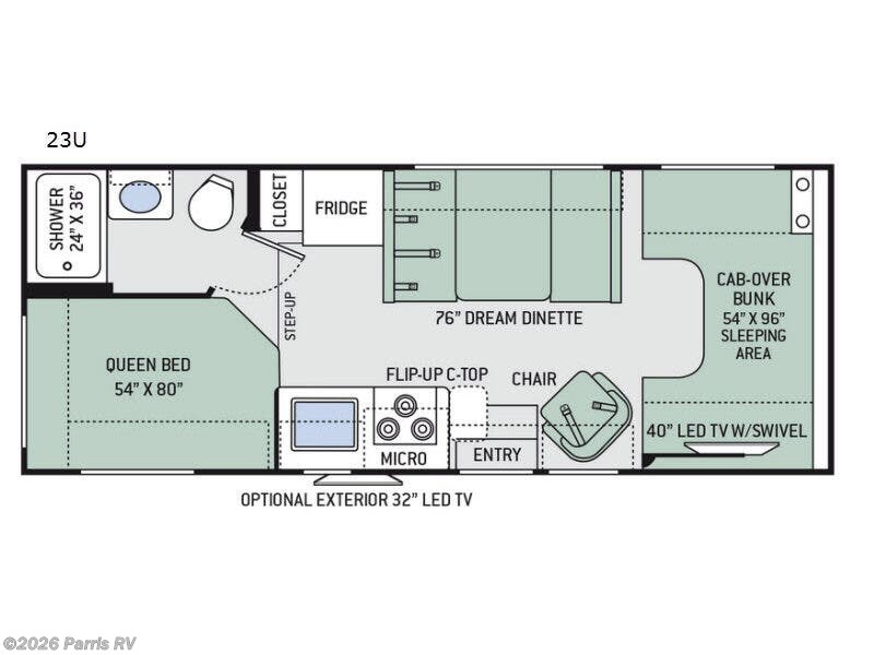 2018 Thor Motor Coach Four Winds 23U - Used Class C For Sale by Parris RV in Murray, Utah