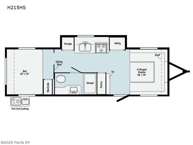 2021 Winnebago Hike H215HS - Used Travel Trailer For Sale by Parris RV in Murray, Utah features Slideout