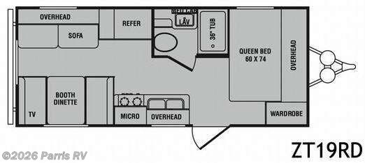 2009 CrossRoads Zinger ZT19RD - Used Travel Trailer For Sale by Parris RV in Murray, Utah