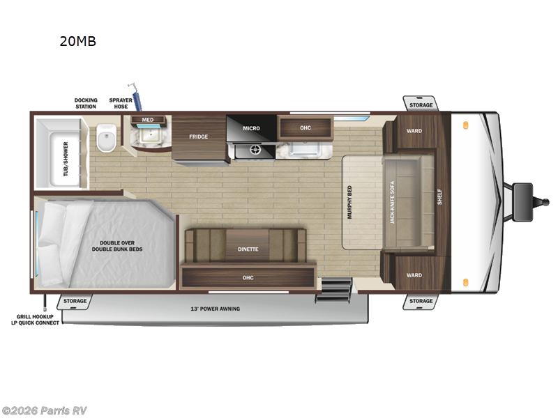 2024 Wayfinder Go Play 20MB - Used Travel Trailer For Sale by Parris RV in Murray, Utah