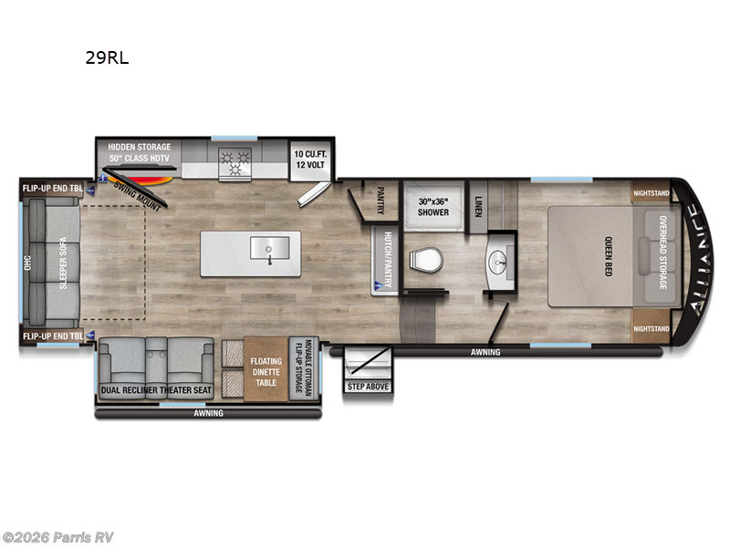 2026 Alliance RV Avenue All-Access 29RL - New Fifth Wheel For Sale by Parris RV in Murray, Utah features Slideout
