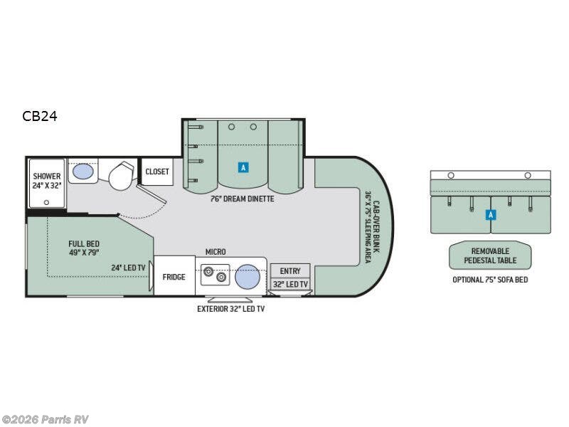 2017 Thor Motor Coach Synergy CB24 - Used Class C For Sale by Parris RV in Murray, Utah features Slideout