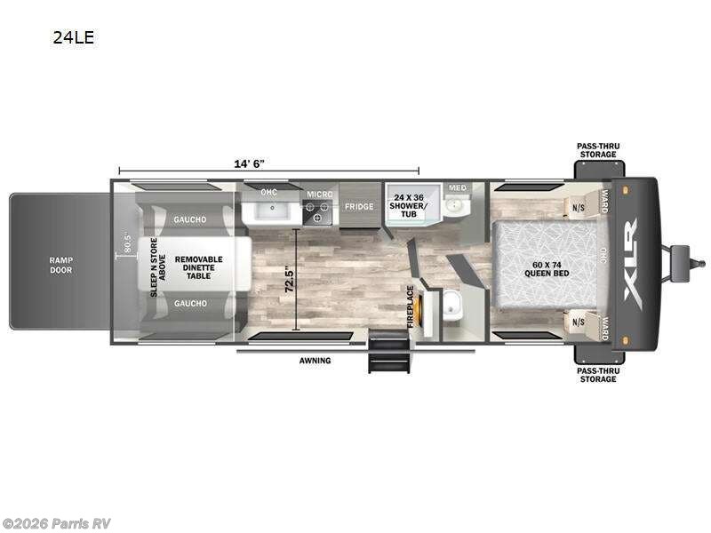2024 Forest River XLR Micro Boost 24LE - Used Toy Hauler For Sale by Parris RV in Murray, Utah