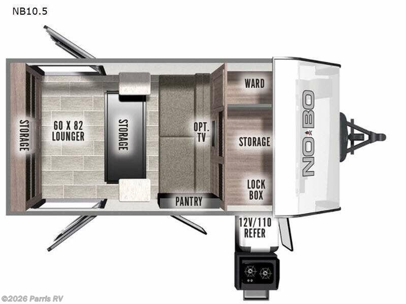 2021 Forest River No Boundaries NB10.5 - Used Travel Trailer For Sale by Parris RV in Murray, Utah