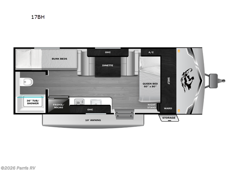 2026 Highland Ridge Colt 17BH - New Travel Trailer For Sale by Parris RV in Murray, Utah