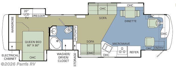 2007 Holiday Rambler Endeavor 40 SKQ - Used Class A For Sale by Parris RV in Murray, Utah features Slideout