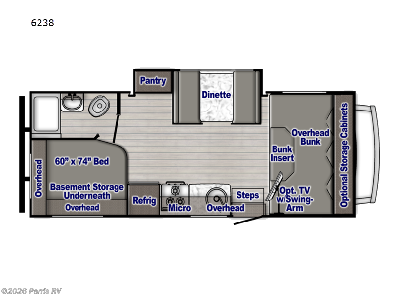 2024 Gulf Stream Conquest Class C 6238 - Used Class C For Sale by Parris RV in Murray, Utah features Slideout