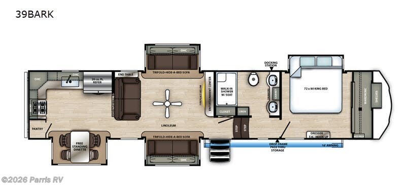 2020 Forest River Sierra 39BARK - Used Fifth Wheel For Sale by Parris RV in Murray, Utah features Slideout