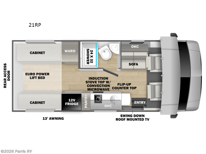 2026 Forest River Solera 21RP - New Class C For Sale by Parris RV in Murray, Utah