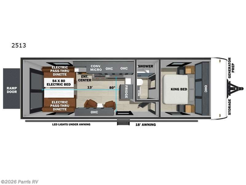 2026 Forest River Sandstorm 2513 - New Toy Hauler For Sale by Parris RV in Murray, Utah